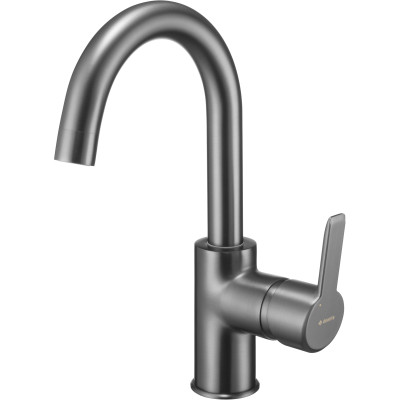 Deante Arnika bateria umywalkowa stojąca titanium BQA_D24M