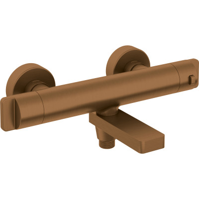 Deante Therm bateria wannowo-prysznicowa ścienna z termostatem brąz szczotkowany BCH_C1BT