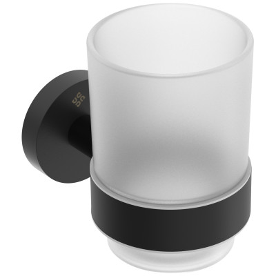 Deante Jasmin kubek na szczoteczki czarny ADJ_N911