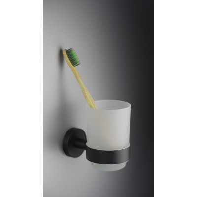 Deante Jasmin kubek na szczoteczki czarny ADJ_N911