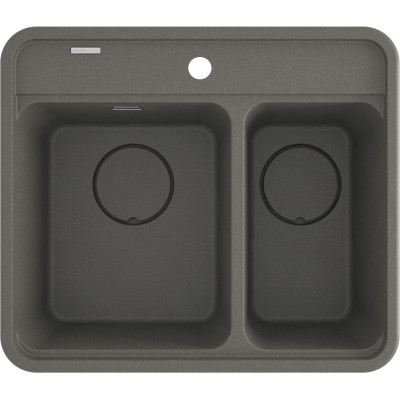 Deante Momi zlewozmywak granitowy 60x52 cm antracyt ZKM_T503