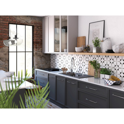 Deante Lukrecja bateria kuchenna stojąca chrom BDH_072M