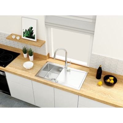 Deante Lukrecja bateria kuchenna stojąca chrom BDH_072M