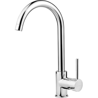 Deante Aster bateria kuchenna stojąca chrom BCAE062M