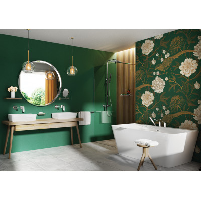 Deante Round lusterko kosmetyczne 23,3x28,2 cm okrągłe chrom ADR_0811