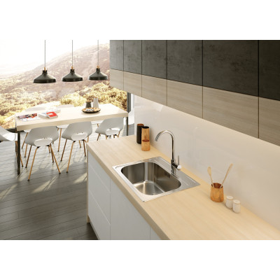 Deante Soul zlewozmywak stalowy 60x50 cm satyna ZYU0103