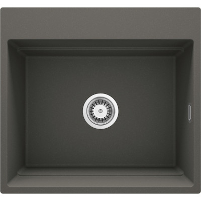Deante Magnetic zlewozmywak granitowy 56x52 cm antracyt metalik ZRM_T10A