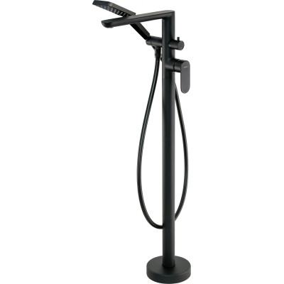 Deante Alpinia bateria wannowo-prysznicowa wolnostojąca czarna BGA_N17M