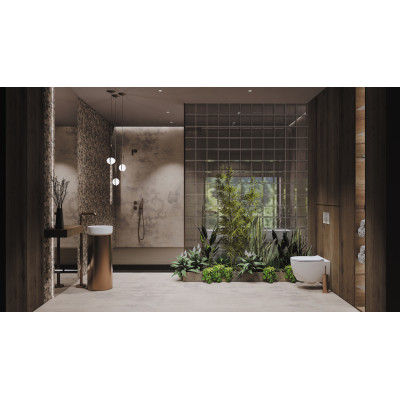 Deante Silia umywalka 36 cm nablatowa okrągła biała CDL6U4S