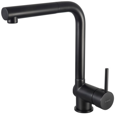 Deante Aster bateria kuchenna stojąca czarna BCAN73M