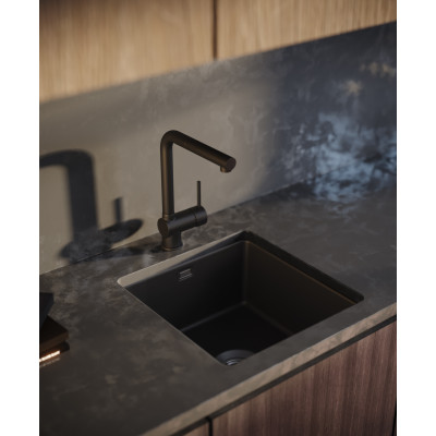 Deante Aster bateria kuchenna stojąca czarna BCAN73M