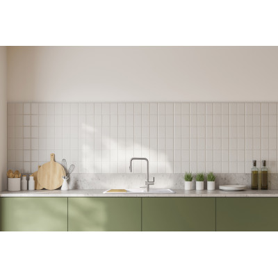 Deante Momi zlewozmywak granitowy 78x50 cm biały ZCM_6113