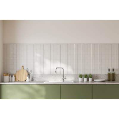 Deante Momi zlewozmywak granitowy 78x50 cm biały ZCM_6113