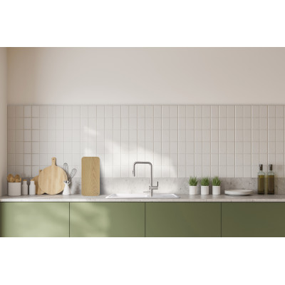 Deante Momi zlewozmywak granitowy 78x50 cm biały ZCM_6113