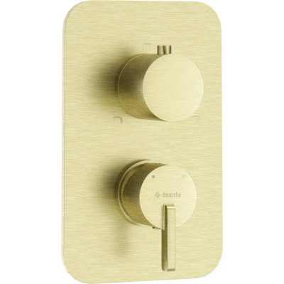 Deante Silia bateria wannowo-prysznicowa podtynkowa złoty szczotkowany BXYRQSM