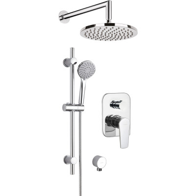 Deante Tubo zestaw prysznicowy podtynkowy Z- chrom NAC_09GA