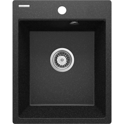 Deante Corio zlewozmywak granitowy 50x40 cm grafitowy mat ZRC_2103