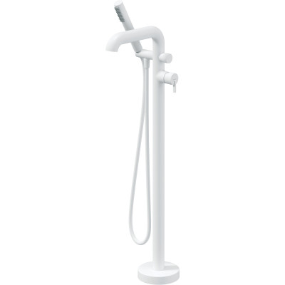 Deante Silia bateria wannowo-prysznicowa wolnostojąca biała BQS_A17M