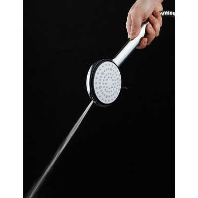 Deante Neo Boro zestaw prysznicowy ścienny chrom NER041K