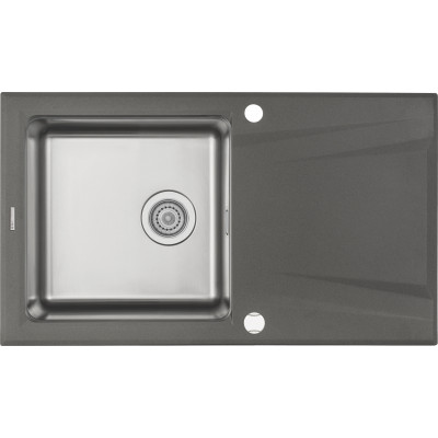 Deante Prime zlewozmywak granitowo-stalowy 86x50 cm antracyt ZSR_T113