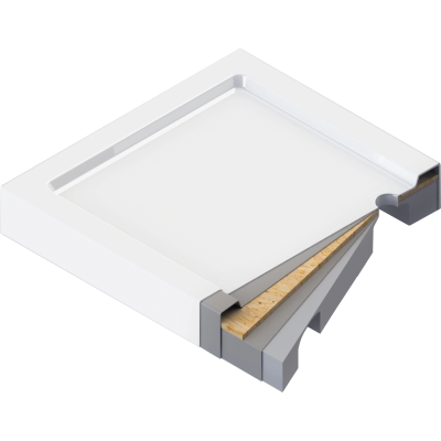 Deante Jasmin Plus brodzik 120x80 cm prostokątny biały KTJ044B