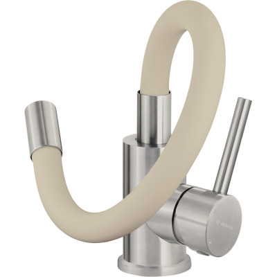 Deante Luno bateria kuchenna stojąca stal-beżowa BOC_5720