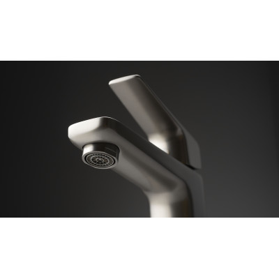 Deante Blur bateria umywalkowa stojąca titanium BQL_D20M