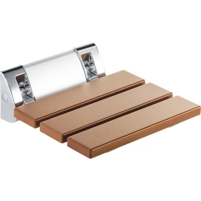 Deante Vital siedzisko prysznicowe dla niepełnosprawnych składane brązowe NIV451P