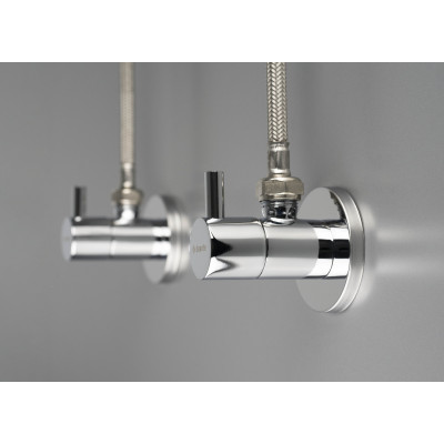 Deante zawór kątowy okrągły chrom VFAB62R