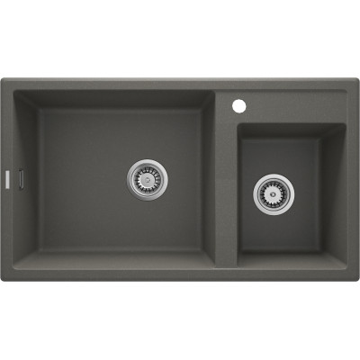 Deante Eridan zlewozmywak granitowy 88x50 cm wpuszczany antracyt ZQET20B