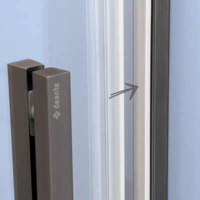 Deante Prizma profil łączący titanium KTJ_D00X