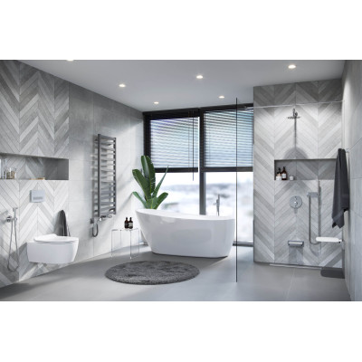 EXCELLENT ITALIC GRZEJNIK ŁAZIENKOWY 131, SZARY METALIK GREX.IT131.GR