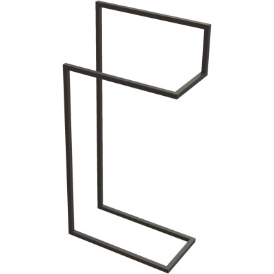 Deante Mokko wieszak na ręczniki stojący czarny mat ADMN622