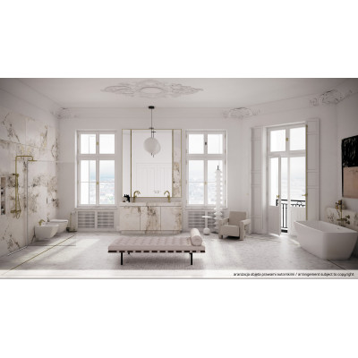 Deante Temisto bateria prysznicowa podtynkowa mosiądz BQTM44P