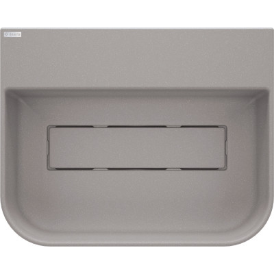 Deante Arnika umywalka 50,5x40,5 cm nablatowa szary metalik CQA_SU5S