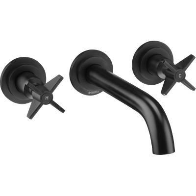 Deante Temisto bateria umywalkowa podtynkowa czarny mat BQTN54D