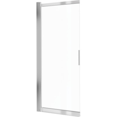 Deante Prizma parawan nawannowy 98,1 cm 2-częściowy chrom połysk/szkło przezroczyste KTJ_073R