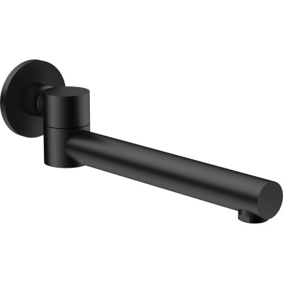 Deante Cascada wylewka do baterii czarna NACN87K