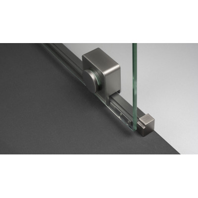 Deante Prizma ścianka prysznicowa walk-in 90 cm titanium/szkło przezroczyste KTJ_D39R