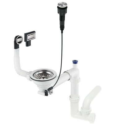 Deante syfon zlewozmywakowy stalowy ZXY9982