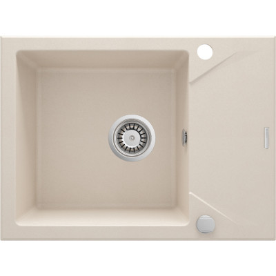 Deante Evora zlewozmywak granitowy 59x44 cm beżowy ZQJ_511A WYPRZEDAŻ EKSPOZYCYJNA
