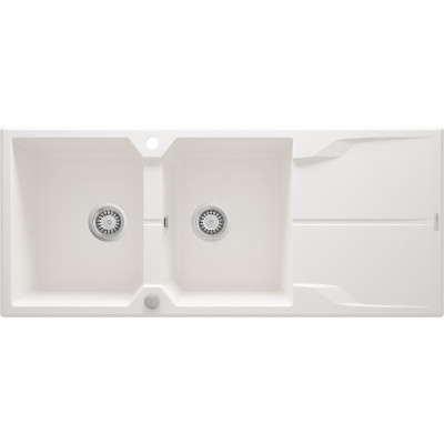 Deante Andante zlewozmywak granitowy 116x50 cm biały ZQN_A213