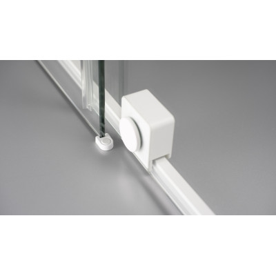 Deante Prizma ścianka prysznicowa walk-in 120 cm biały mat/szkło przezroczyste KTJ_A32R