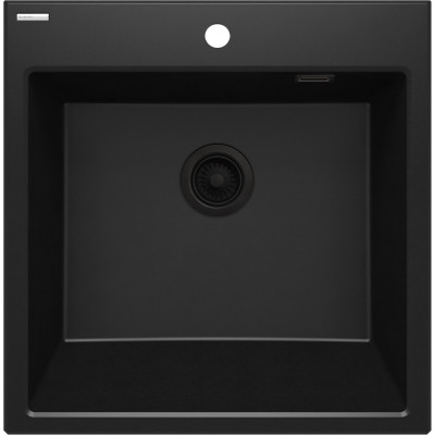 Deante Eridan zlewozmywak granitowy 61x60 cm nero ZQE_N10K