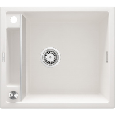 Deante Magnetic zlewozmywak granitowy 56x50 cm biały ZRM_A103