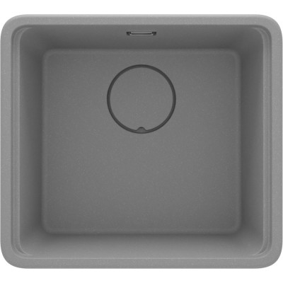 Deante Momi zlewozmywak granitowy 50x45 cm szary metalik ZKM_S10A