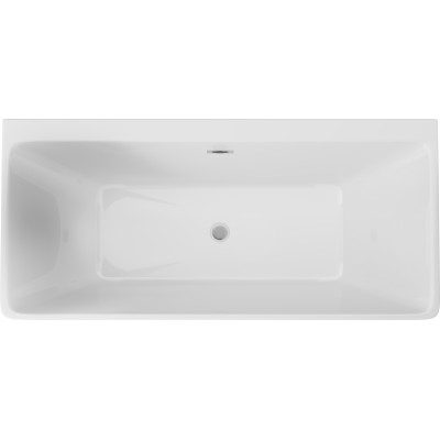 Deante Hiacynt wanna wolnostojąca 160x75 cm prostokątna biały połysk KDH016W