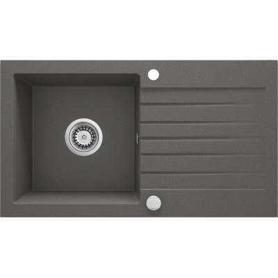 Deante Zorba zlewozmywak granitowy 76x44 cm wpuszczany antracyt metalik ZQZT113