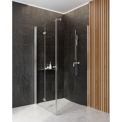 Deante Kerria Plus Walk-In ścianka prysznicowa 100 cm wolnostojąca chrom/szkło przezroczyste KTS030P