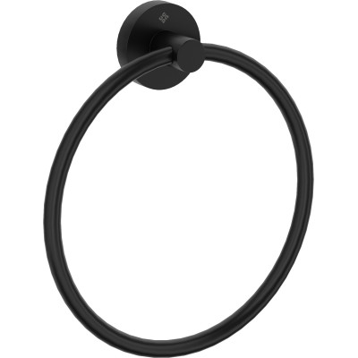 Deante Jaśmin wieszak na ręcznik czarny ADJ_N611